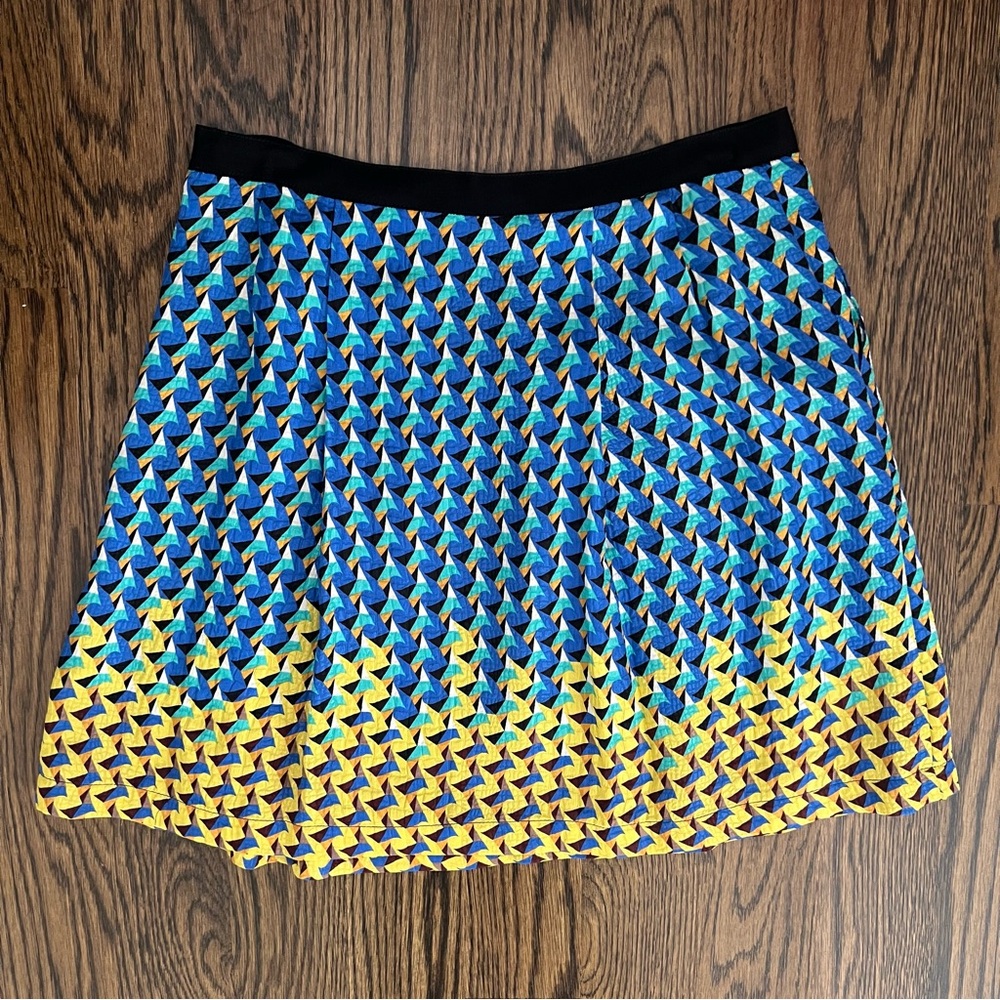 Marc by Marc Jacobs Silk Geometric Skirt